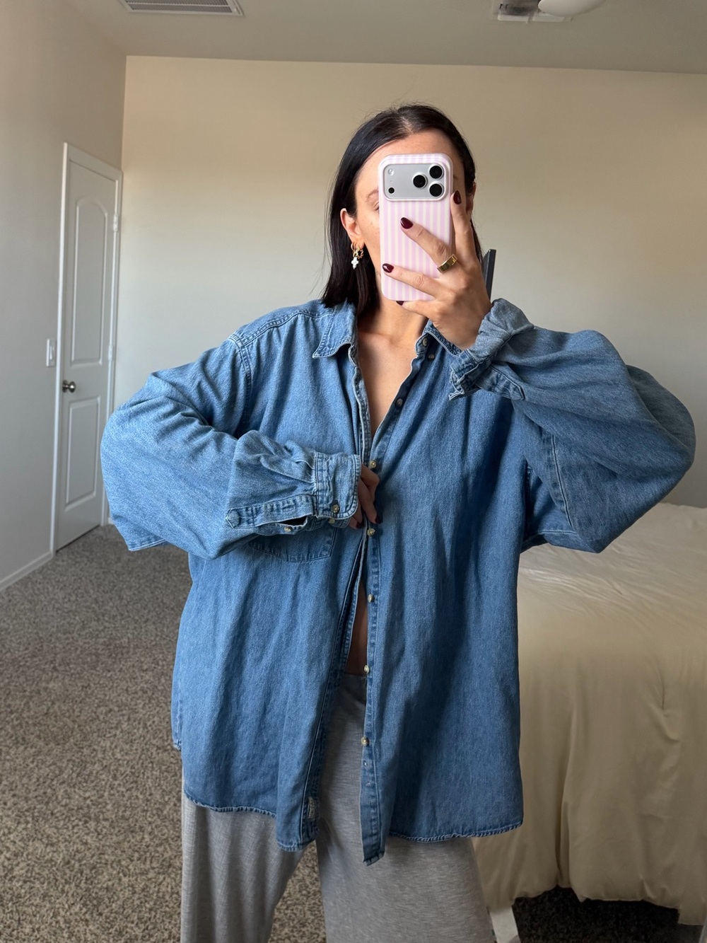 Vintage denim button down